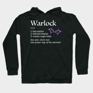 DnD Warlock Class Definition Hoodie